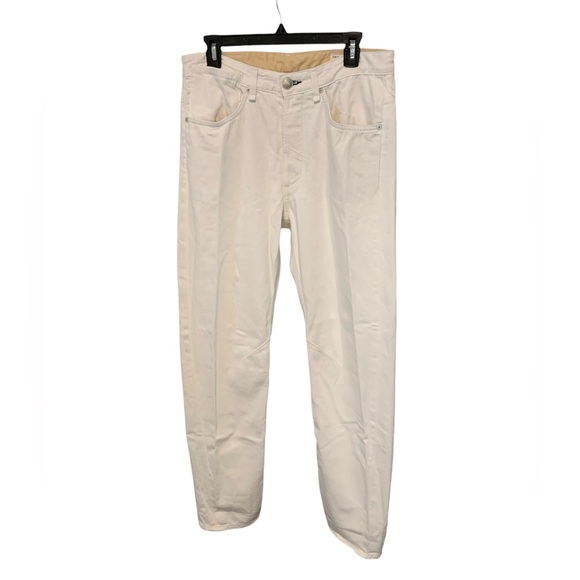 NWT Rag & Bone Engineer Jean Worn White Button Fly - Picture 2 of 13